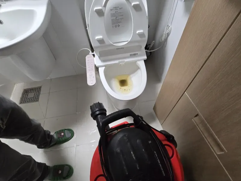부산진구 변기막힘 작업사례 4